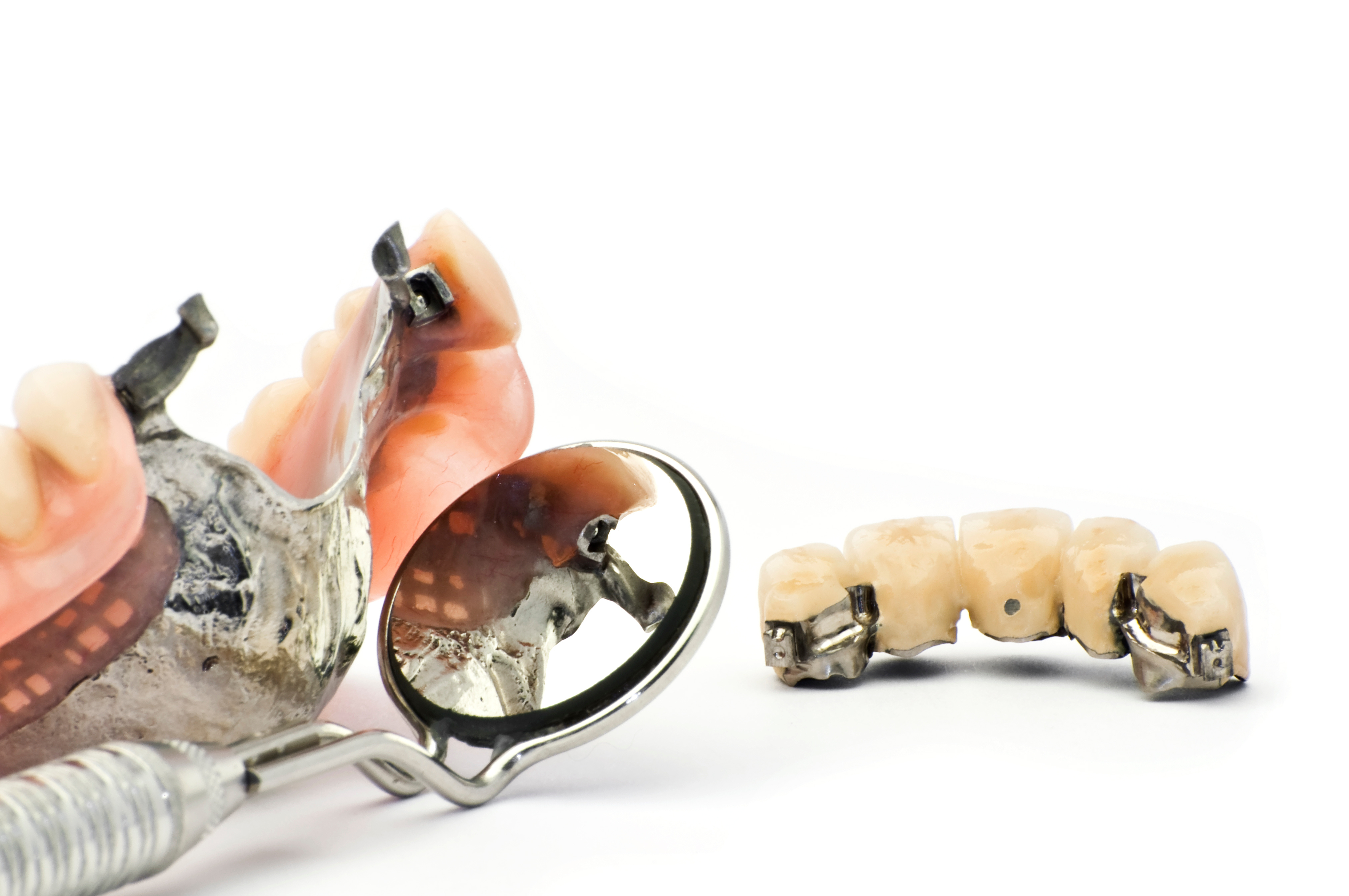 What are the different types of dentures - Combination dentures